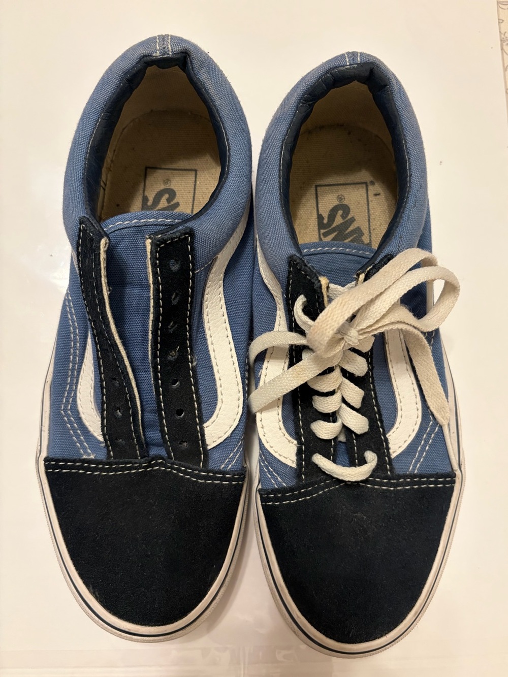 Vans Old Skool Sneakers - Blue, Black, White